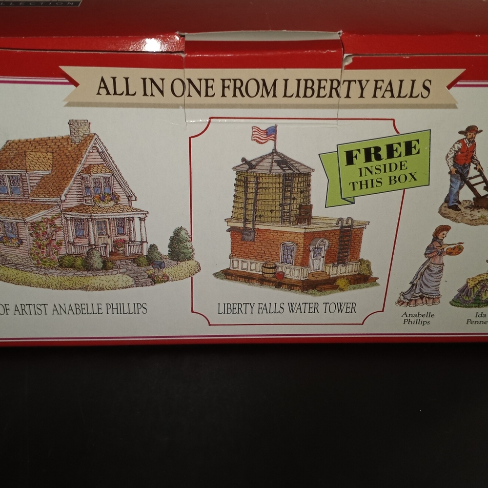 VTG Liberty Falls Pewter Figurines Set Boxed